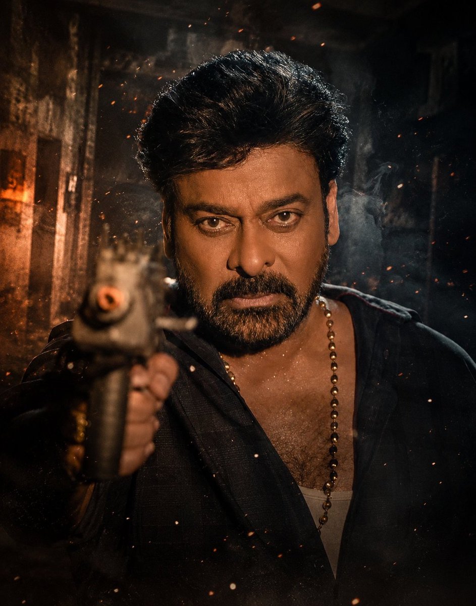 RaghuCharanism7's tweet photo. MEGA STAR ⭐🔥

Looks Keka 🙏🏻 

#HBDMegastarChiranjeevi #KAAKA https://t.co/oVnye664yr