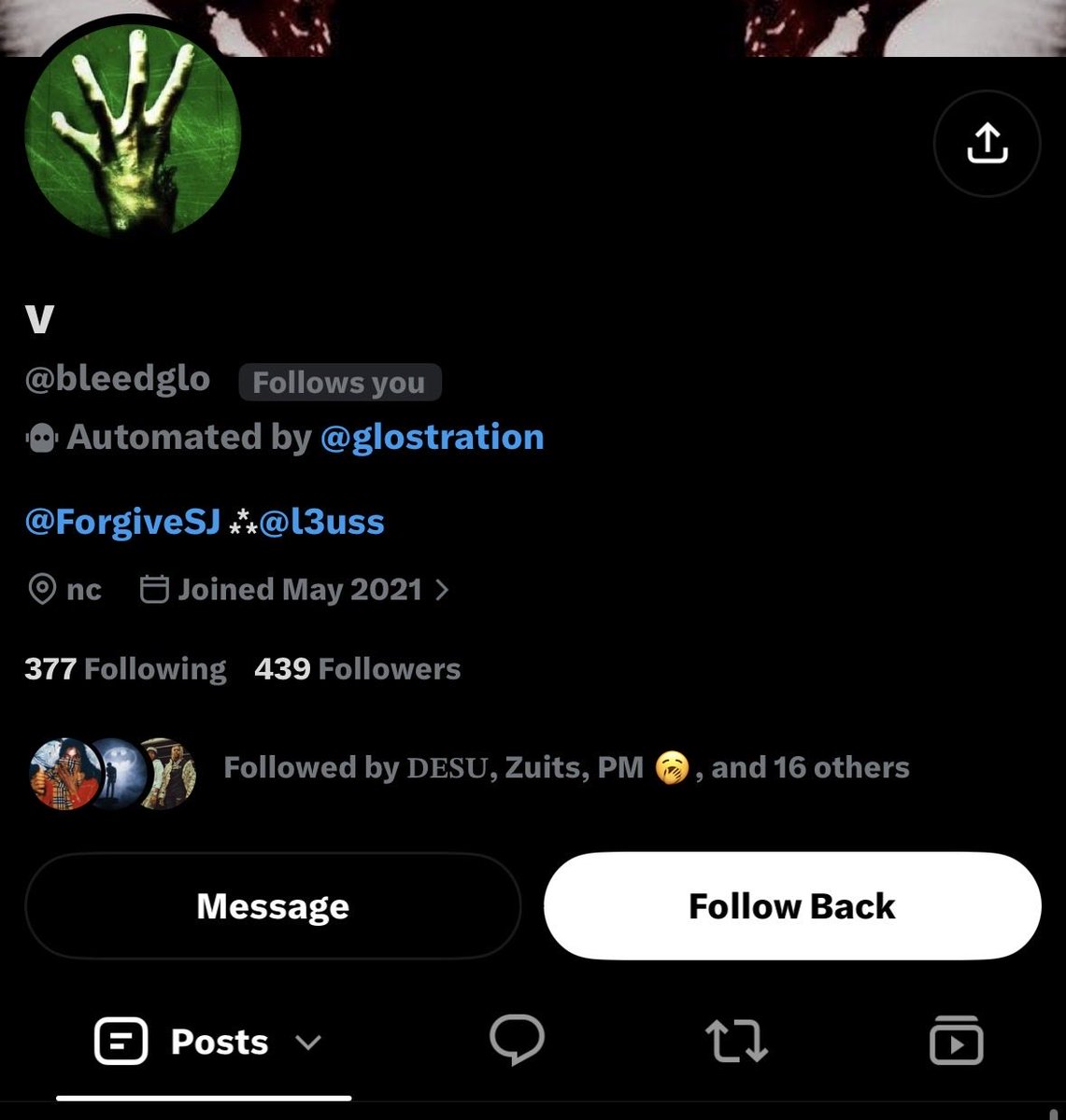 crtiers's tweet photo. @bleedglo @slimerettax who the fuck are you on follow back https://t.co/ut93STirXY