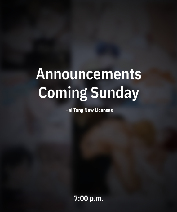 haitangbooks's tweet photo. Big announcements coming... Sunday 7 p.m.
Stay tuned! https://t.co/Q5c0BkYCJL