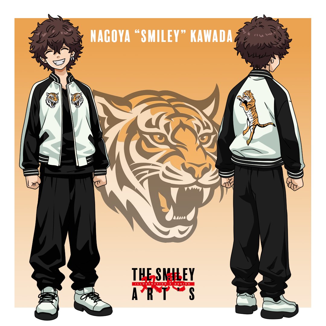 TheSmileyArts's tweet photo. Mi OC Nagoya "Smiley" Kawada

Inspirado en:
- Físico y aspecto general: Nahoya “Smiley” Kawata (Tokyo Revengers)
- Mentalidad: Murayama Yoshiki (High &amp; Low)
- Estilo de pelea / Estamina: Bouya Harumichi (Crows x Worst)

#OriginalCharacter #TokyoRevengers #CrowsxWorst #HighAndLow https://t.co/9jJULORgpD