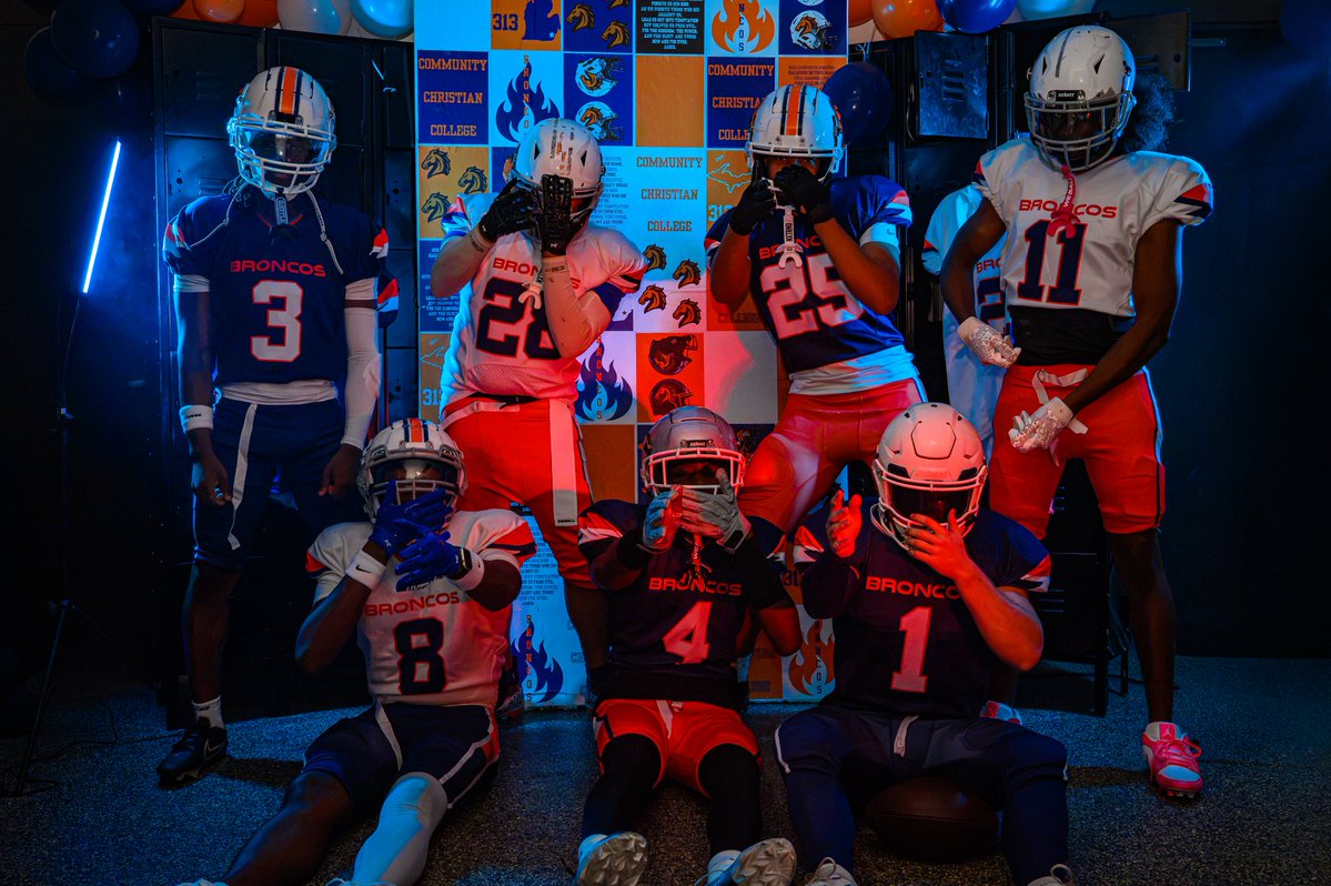 CCCBroncos2026's tweet photo. #Broncos26 #LetsRide
#mediaday preview

These boys showed out for their media day! Every players photos has been 🔥🔥🔥🔥

Vibes going into tomorrow's scrimmage 🔥💪🏻🤎🏈💙
@photographytramontana https://t.co/JOgvOCt63g