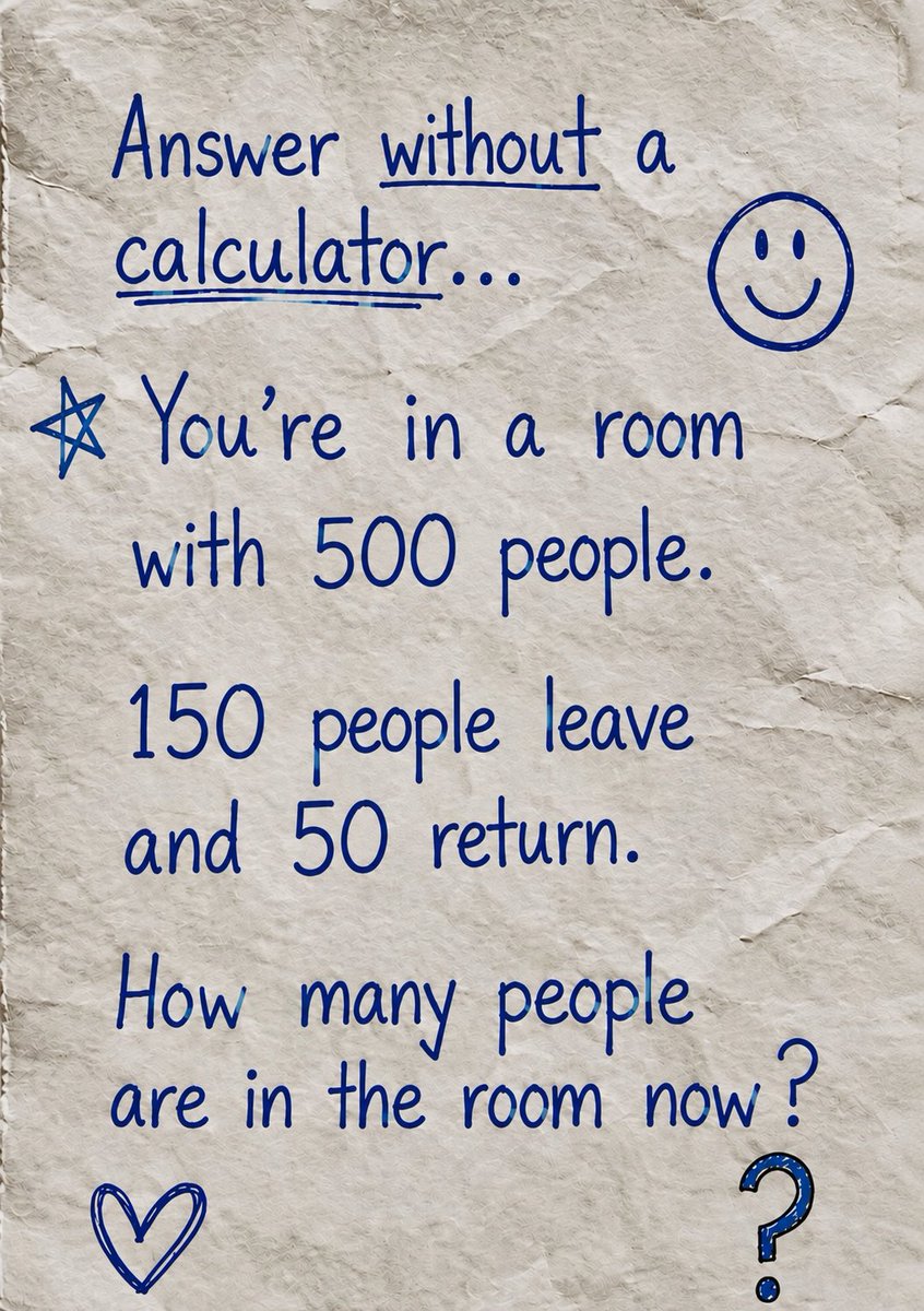 tayyu888's tweet photo. Read this one carefully... 

How many people are actually still in the room ? https://t.co/070gMBO6kL