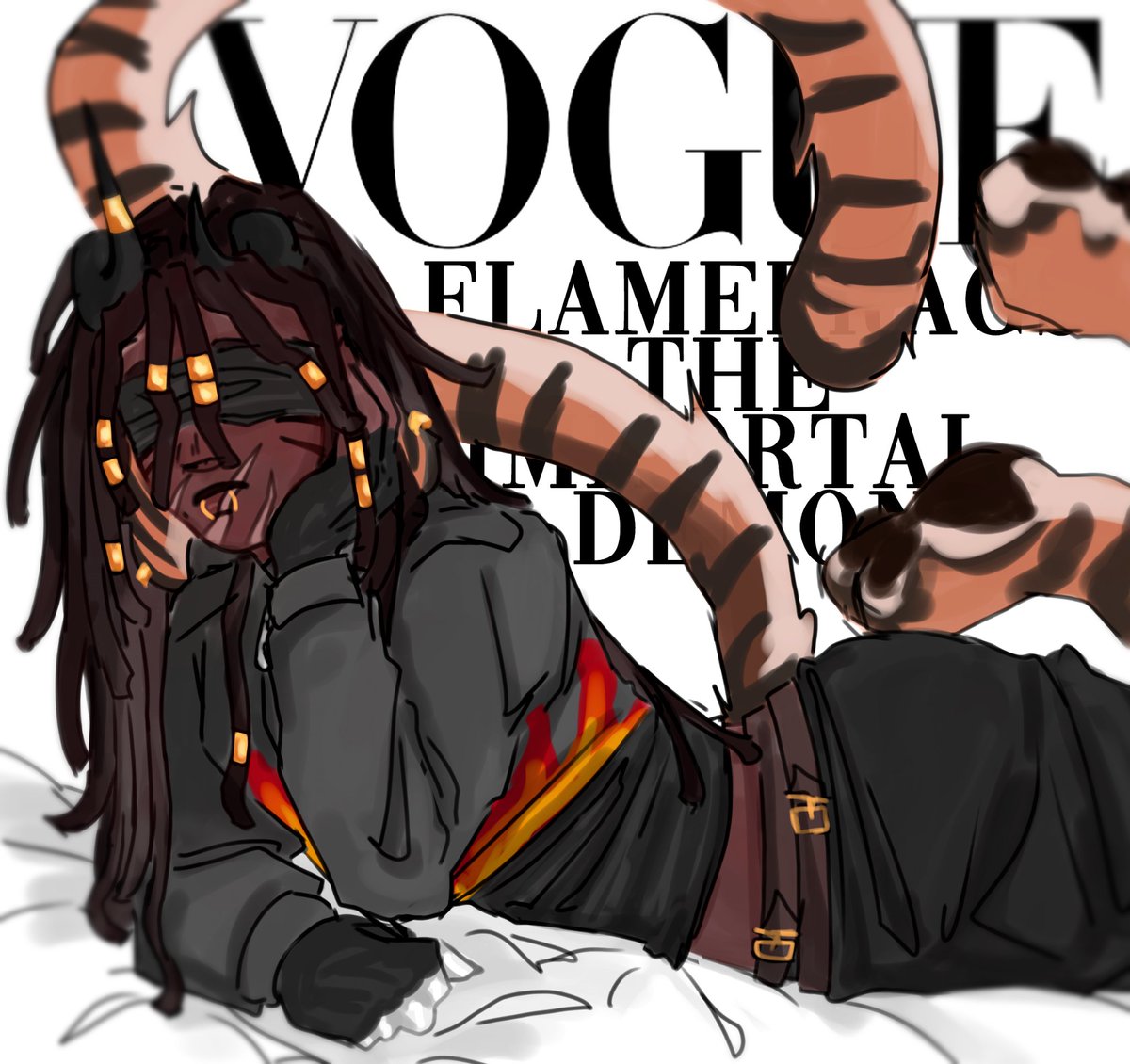 nymsee_'s tweet photo. #flamefragsfanart https://t.co/t3Dc0K2iEZ