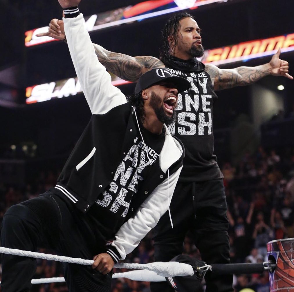 FadeAwayMedia's tweet photo. Happy birthday to one of the greatest tag teams of all time, THE USOS 🔥

They turn 41 years old today: 

 8-Time WWE Tag Team Champions

 Longest Tag Team Championship Reign in WWE History (622 days) 

 Undisputed WWE Tag Team Champions

Main Event WrestleMania (WM 39 - Night 1) https://t.co/G0gu2KfFKs