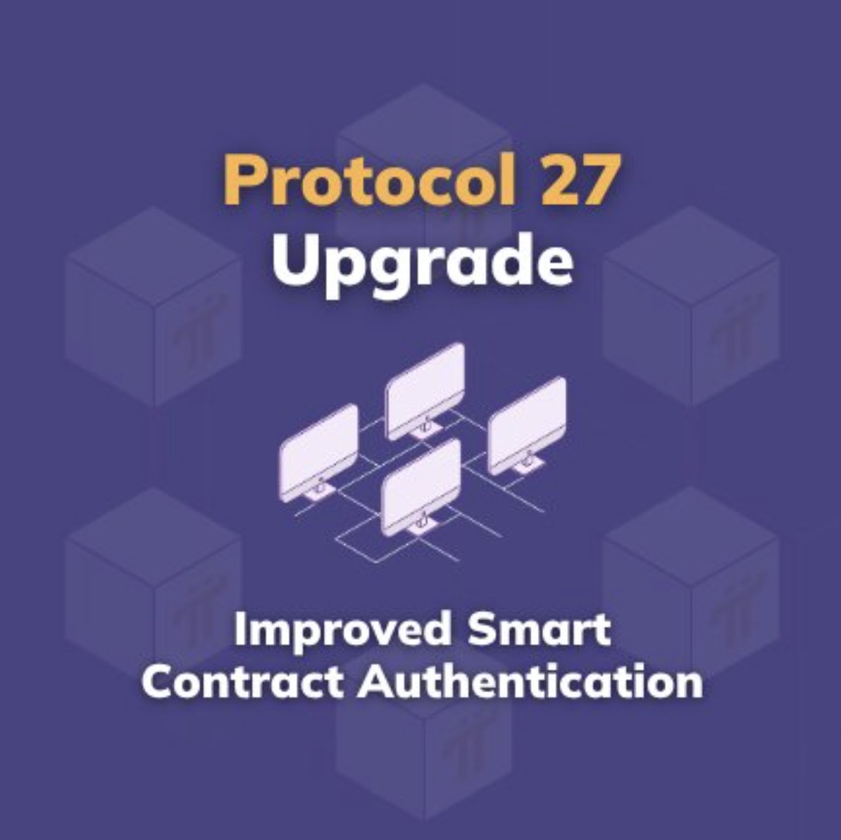 cryptodotnews's tweet photo. JUST IN: Pi Network Testnet upgrades to Protocol 27  

The update adds more flexible and secure smart contract authentication after the successful Protocol 26 Mainnet upgrade, with Mainnet targeting September 15 https://t.co/NVBNYqUPbS