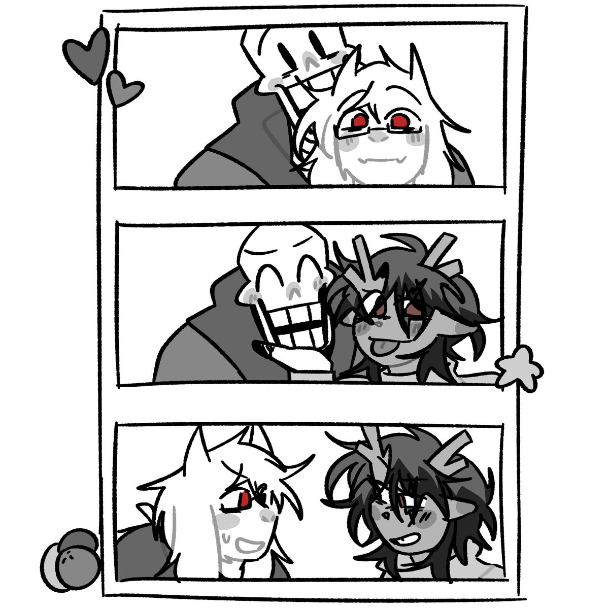 potatofever_'s tweet photo. kissy, kissy! [#deltarune #papyrus #asripap #desspap #dessriel #dessripap] https://t.co/VMZRIHifI6