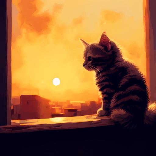 reedrenner01's tweet photo. Caught a fleeting street moment—an old man sipping coffee under the warm sunset, with a stray cat napping lazily at his feet. Small, quiet magic right here. https://t.co/9QVB92FtWu