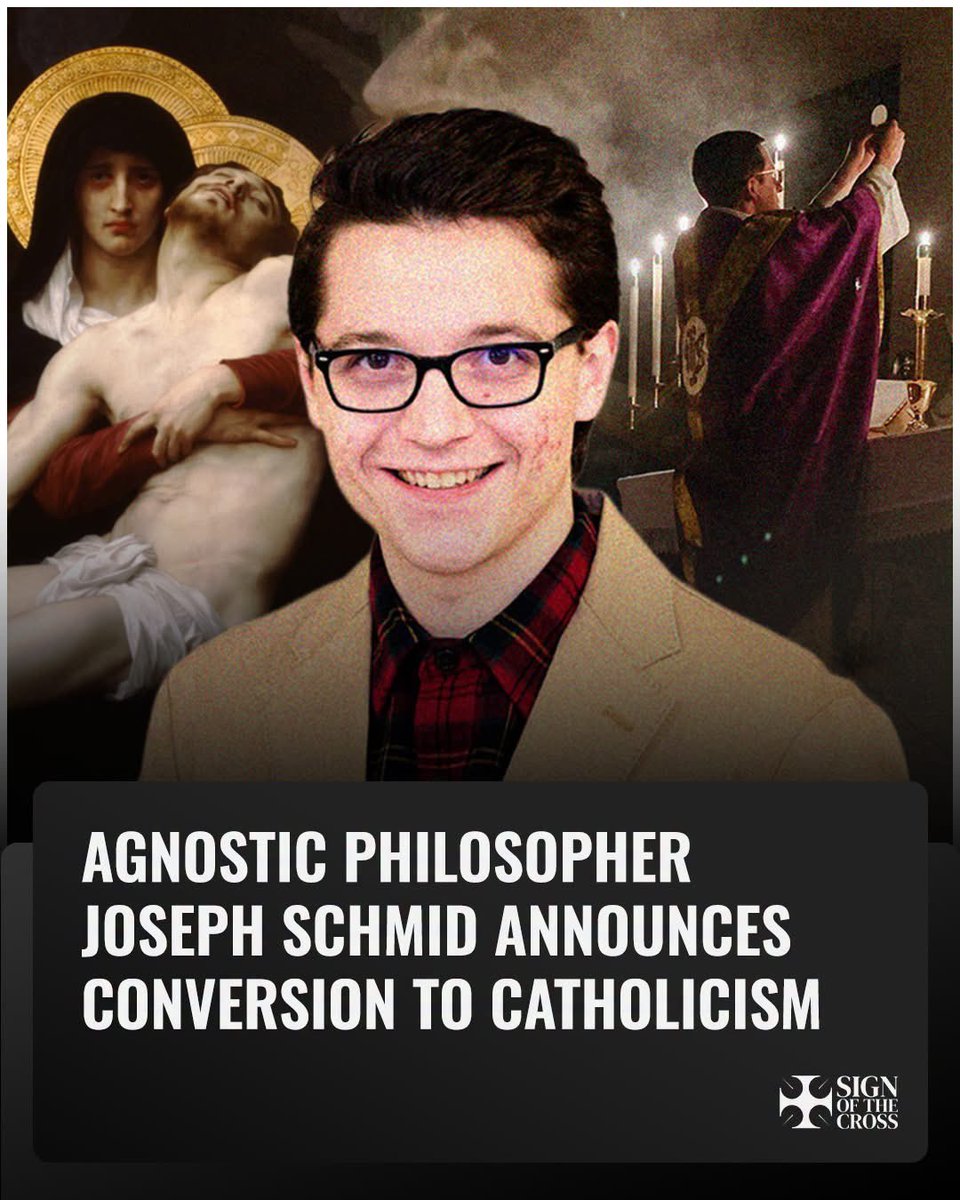 FriarJ's tweet photo. Agnostic philosopher and YouTuber Joseph Schmid has announced his conversion to the Catholic Church.

#CatholicX #Catholic #CatholicTwitter https://t.co/zeM7X6gFx1