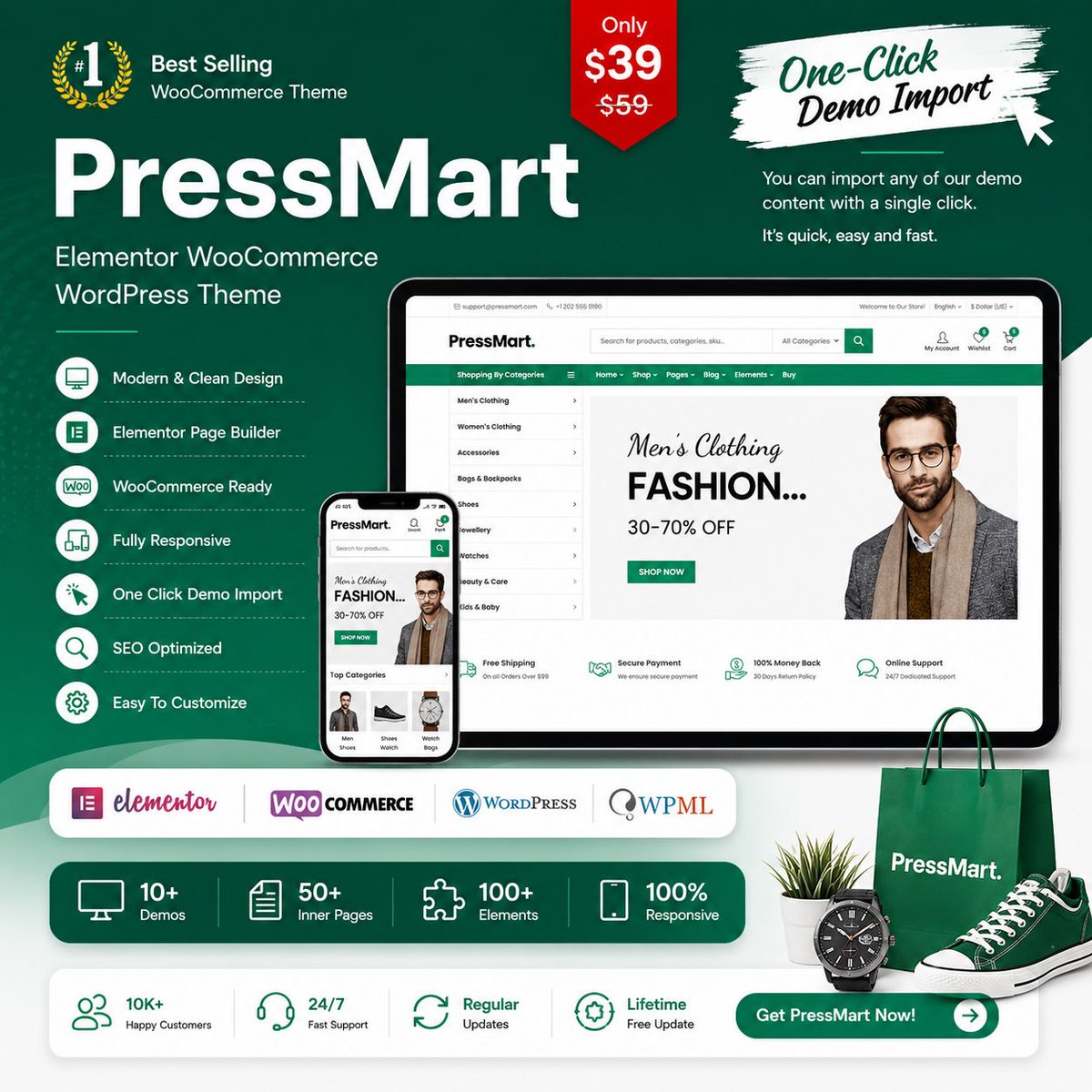 presslayouts's tweet photo. ๐ Stop Building Boring Stores โ Get PressMart $39!
Your store should WOW customers. PressMart gives you stunning designs, smooth animations, and pro features. Stand out from the crowd!
#PressMart #StandOut #WooCommerce #BeautifulStore #NotBoring
Buy Now: https://t.co/OGJU68mgwU https://t.co/T2DtsI2a6x