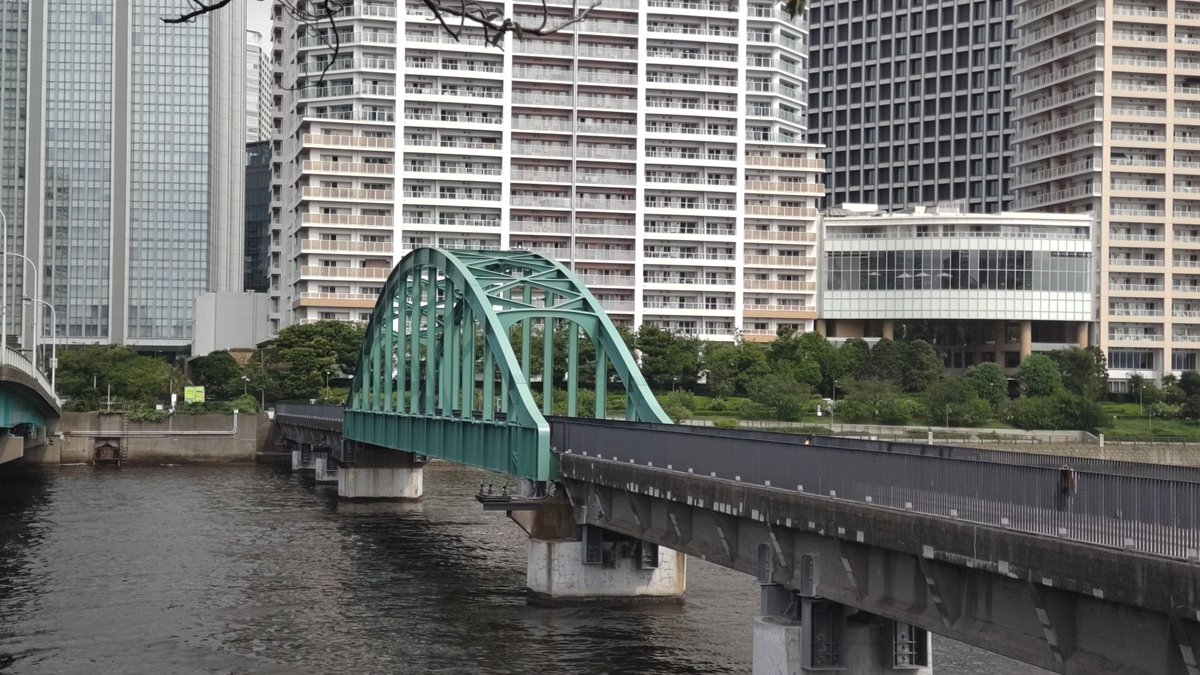 seagull_653's tweet photo. 去年はまだ工事中だった晴海鉄橋をば https://t.co/QNm1r74xoR