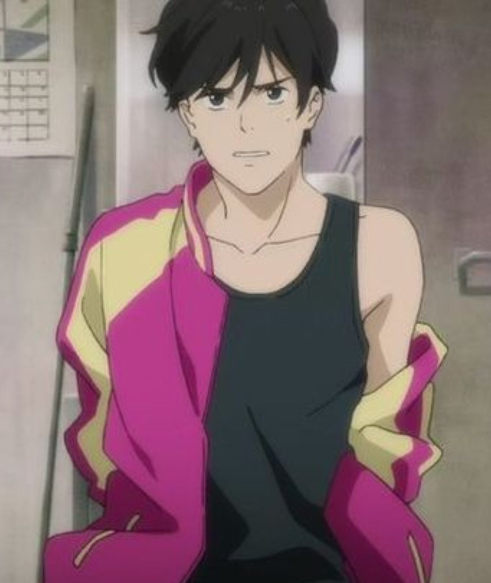 chaosbIast's tweet photo. eiji put all that on so he could look cute to meet shorter https://t.co/NumRzTRzkh