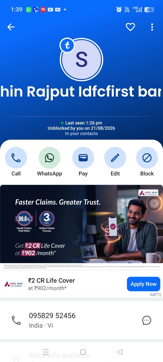 saynotoloans's tweet photo. Busted, @IDFCFIRSTBank Your "DND activated" promise on 19th Aug failed. 

Got another spam call on 21st Aug (09582952456). 

Rahul k from Idfc social media team, first you tried bribing me with a ₹1k voucher, now you ignore rules entirely. 

TRAI SR 4-190257817221 logged. 

Now filing an RBI CMS case for ₹2,00,000 compensation. 

@RBI @TRAI @consaff_india