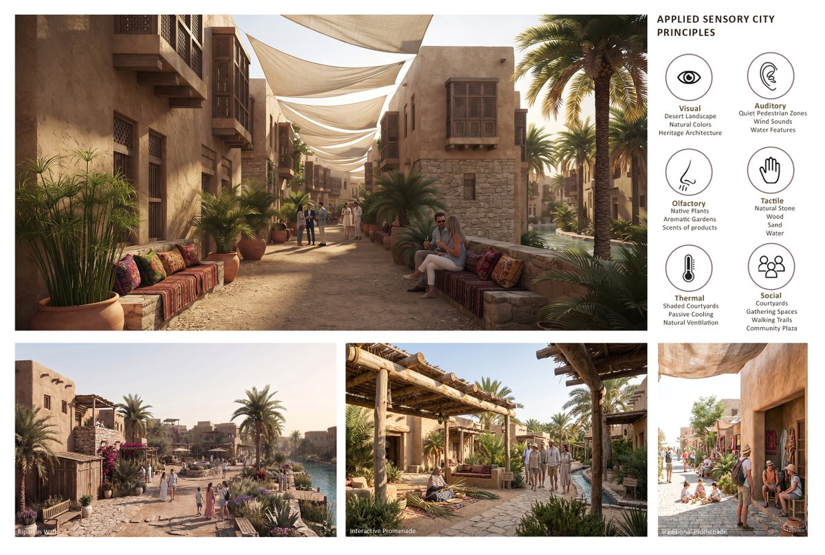 ArchitectsTgh's tweet photo. تعتمد فلسفة التصميم هنا على مفهوم "المدينة الحية بالحواس" (Sensory City)، وهي رؤية معمارية تبتعد عن صخب التكنولوجيا الحديثة لتعيد إحياء بسا��ة الحياة البدائية، ولكن بأسلوب معاصر يرتقي بالتجربة الإنسانية.
https://t.co/OcgVbzgjhP
https://t.co/iUvLW2xQRc https://t.co/GlYdv2PhxH