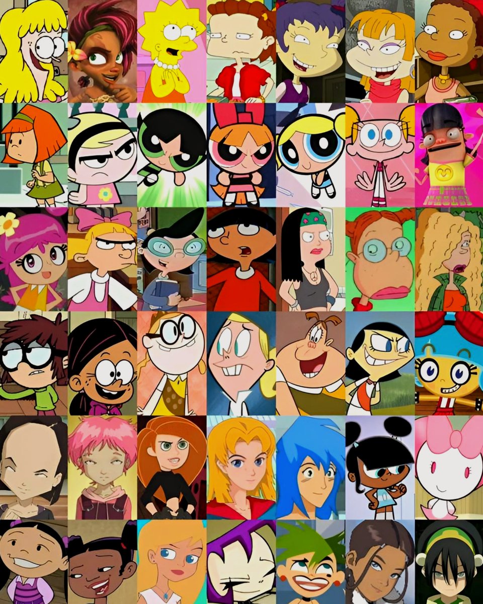 cartoonvibes26's tweet photo. Who’s your favorite cartoon girls character here? 🤔 https://t.co/B4a5md9wbi