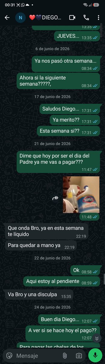 rafaurista's tweet photo. @SangreNFL Aqui les dejo las ultimas platicas del Raton y su servidor... tengan mucho cuidado con estos personajes y @SangreNFL https://t.co/EuhP43BeHA