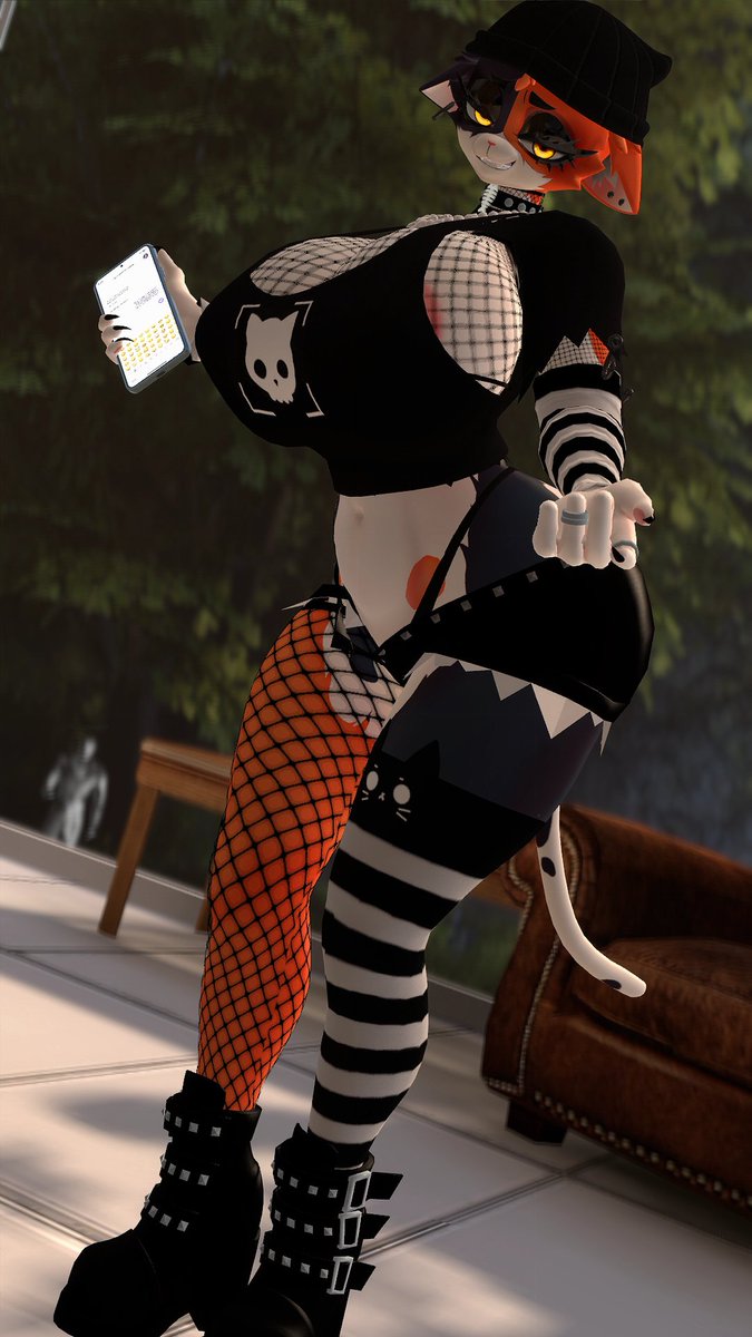 TheRealJosephHB's tweet photo. Your Smug Goth Girlfriend 

Meowskull model by @bom39_twit https://t.co/IcHv7uQXNs