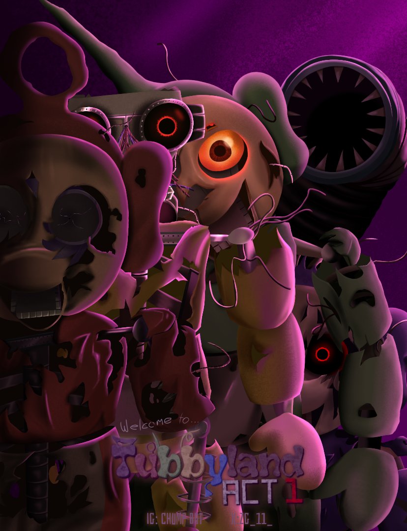 zg_11_'s tweet photo. A fanart of TTLA ACT1 made by me inspired in the FNAF Movie poster
#fnatl #fivenightsattubbyland #fnaffangame #fnaf https://t.co/9GVmxrCqgS