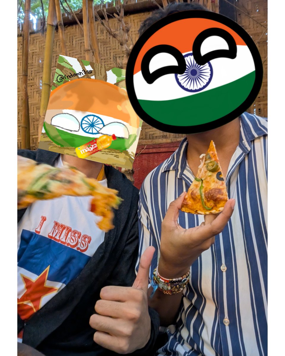 IndCountryball's tweet photo. On a quest with @AceAnimations05 in Juhu Mumbai! 🛺🍕🌅

We still miss you, Tito ⭐ https://t.co/HOJcv6rDov