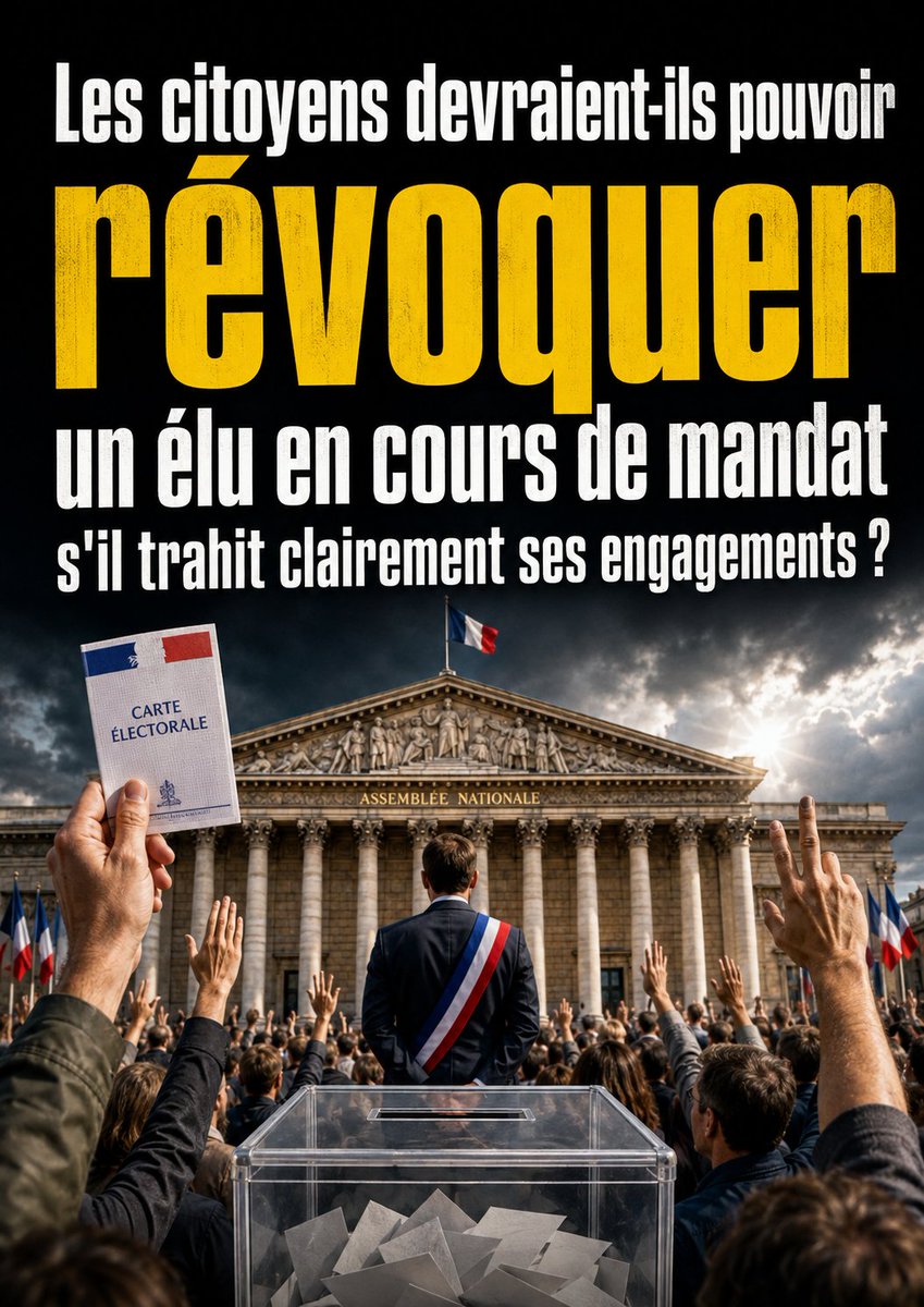 mindedman1985's tweet photo. Élu par le peuple… révocable par le peuple ? https://t.co/cF49SI3tSj