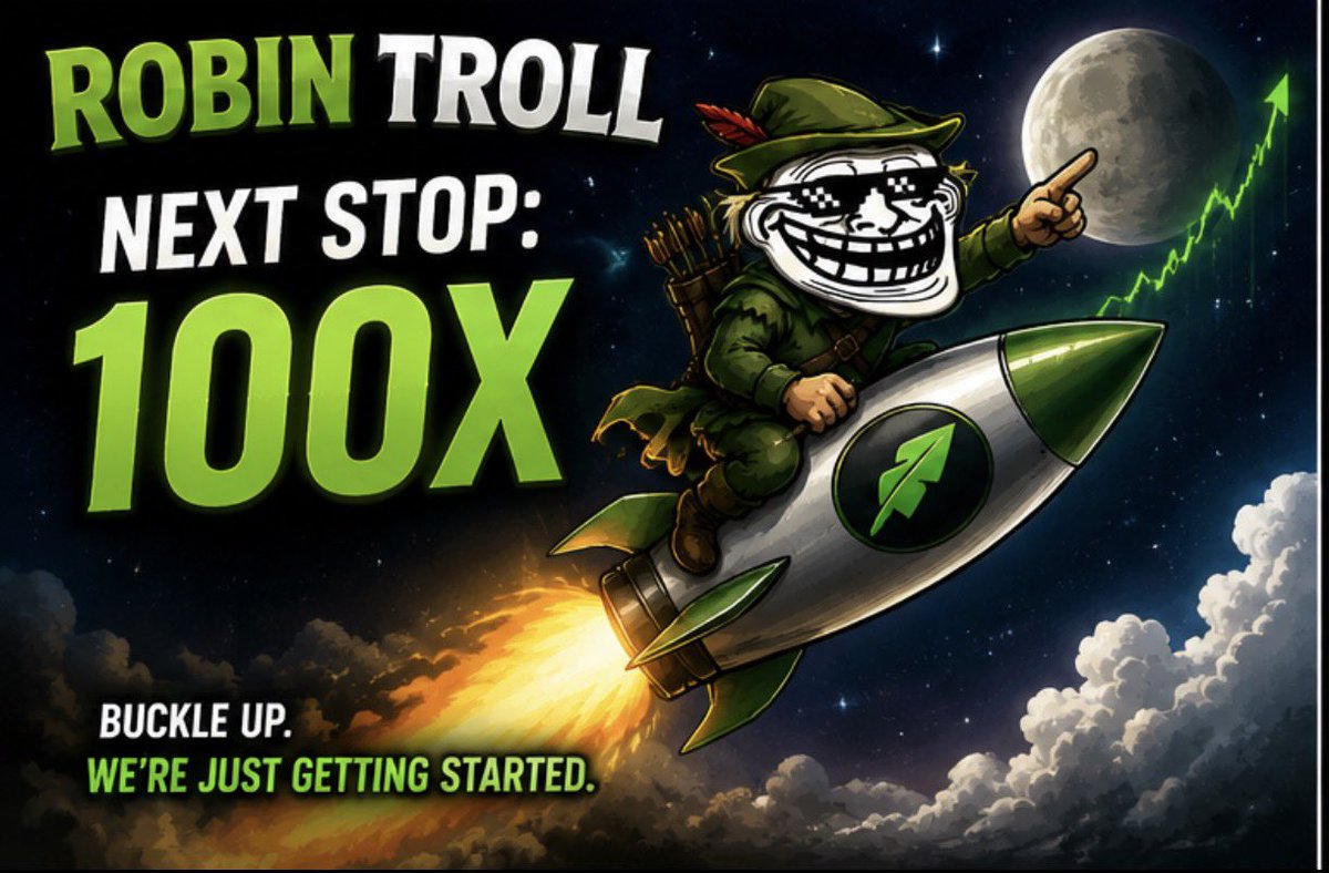 ROBINTROLLl0's tweet photo. 0xc6Ac7E7464992f277D4C5A267dF52c9D607BfCEA

CA ⬆️ 

#RobinTroll #ROBiNTROLL #Robinhood #RobinhoodChain #MemeCoin #Crypto #Bullish #100x #CryptoGems #Next100x #TrollCoin 🚀🏹🟢 https://t.co/4QE1GWEZSw