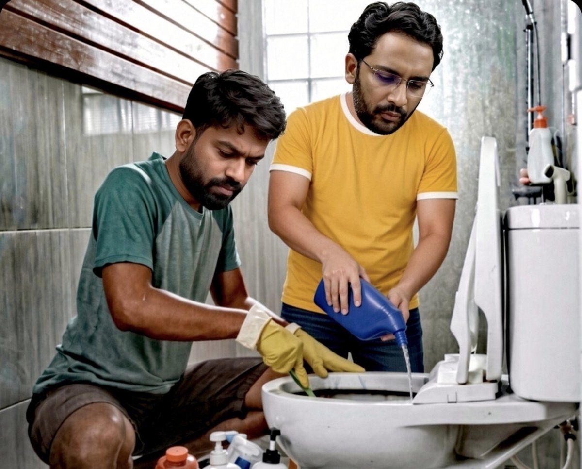 HindustanKiArmy's tweet photo. ЁЯЪи #BIG_UPDATE ЁЯФеЁЯФе
The CJP workers have arrived at the school and started cleaning the toilets. https://t.co/XKX6kfFhP0