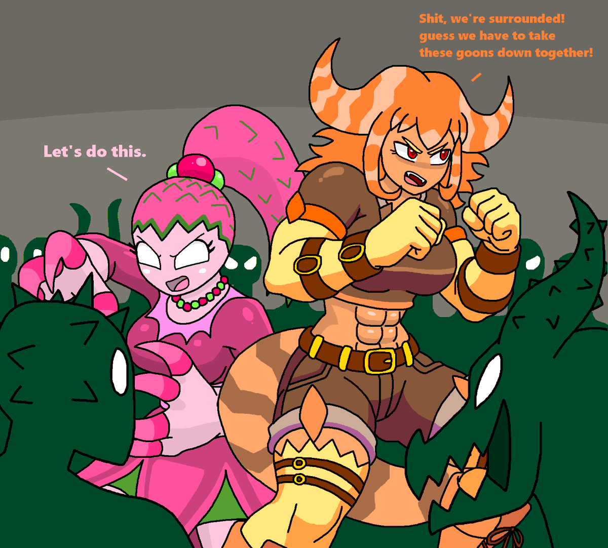 MysteryMatter1's tweet photo. Battling Against the Horde of Creatures https://t.co/kftoXCAtlH