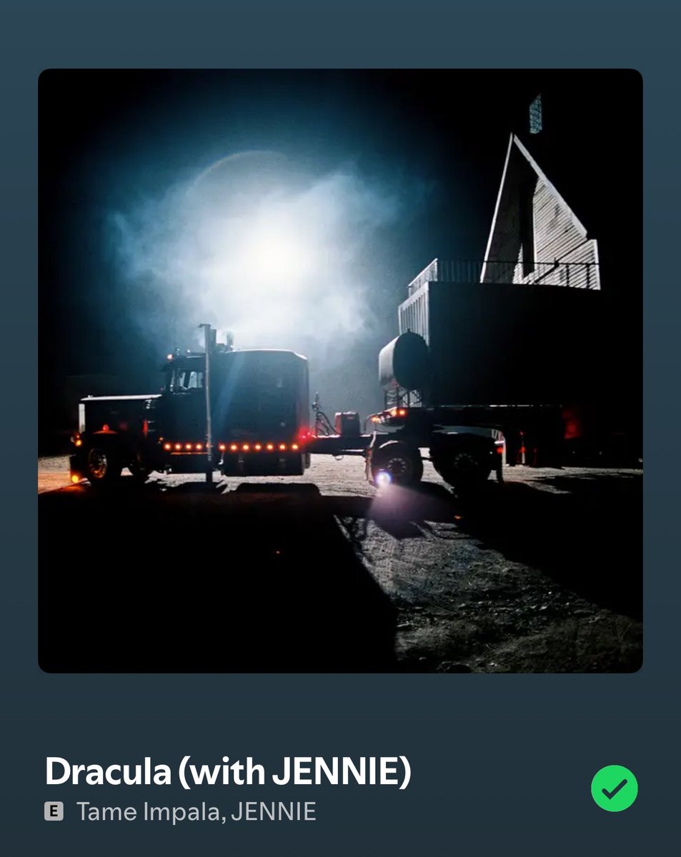 NEWSJENNlE's tweet photo. 📝 260822 ‘Dracula’ - JENNIE Remix has now been renamed ‘Dracula (with JENNIE)’ across music platforms. 

A/N: This MAY signify award campaigning by the label. https://t.co/5ZZ1LsZpGN