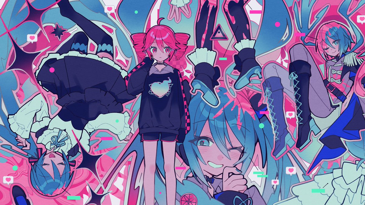 32ki_May's tweet photo. 作劇の都合 / 初音ミク・重音テト
※画像タップ推奨 https://t.co/a9lJjhOCi1