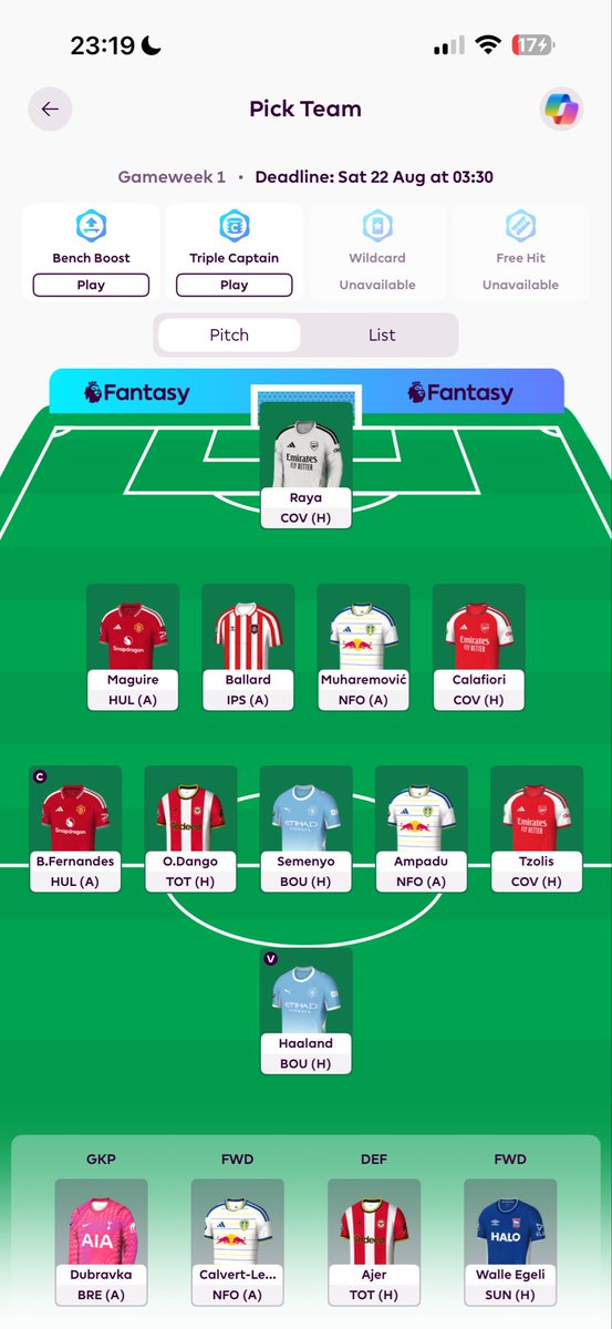 FPLKangaroo's tweet photo. GW1
Fernandes 🧢
Rank: ❔
Transfers: ♾️

Good luck! 

#FPL #FPLCommunity https://t.co/0IbflcVUbw