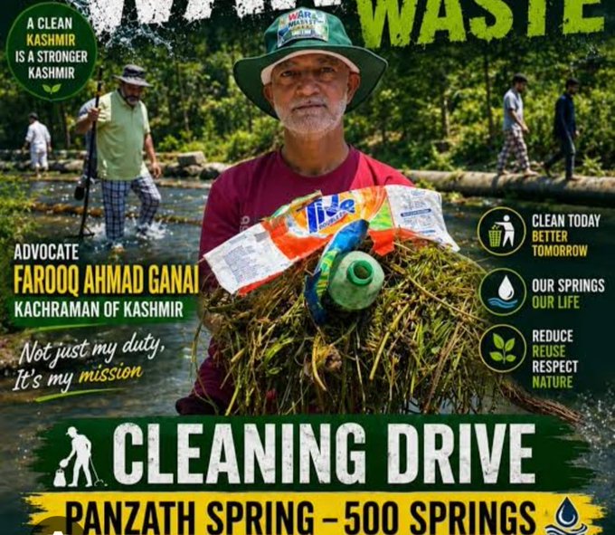 rasheed_umi's tweet photo. Anantnag’s youth are proving that environmental change starts with action.
From cleaning streets to collecting plastic,young volunteers in Sadiwara have turned awareness into a movement.A proud example of community spirit in #BadaltaKashmir.
@sonalgoelias @buttkout @Ambedkar_Boys https://t.co/Gih8JXyjTG