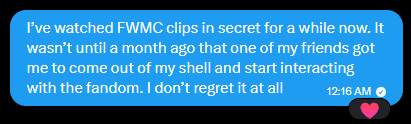 km_8754's tweet photo. Oh yeah. I got Ruffians to tell their stories about how Fuwamoco became their Kami Oshi, but I never told my own story publicly. I told like 1 other person this. I dont wanna have to type everything out again so most of it is in these screenshots. More info in comments. #FUWAMOCO https://t.co/yOIBIAC8ve