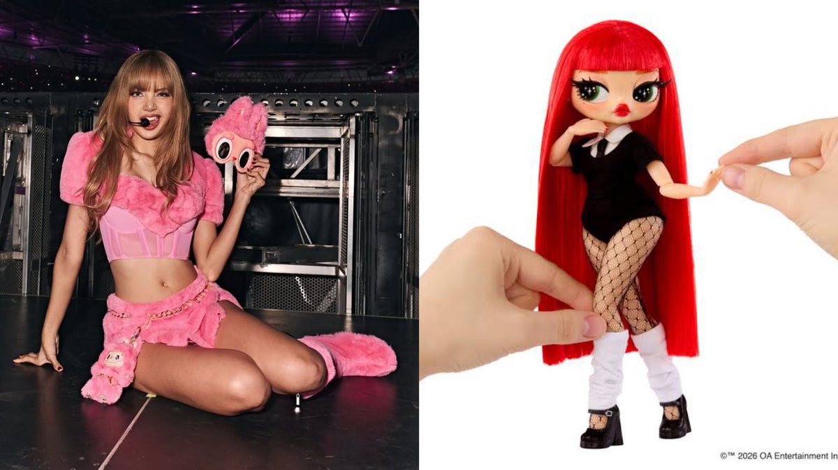 mirindaxyz's tweet photo. lisa tried really hard to please labuboo and attempted free promotion, but they weren't interested in hiring her, while jennie collaborated with L.O.L. surprises, the world's number one toy brand. who cares about monster dolls anyway? 😂 https://t.co/Lo1R6PQNvZ