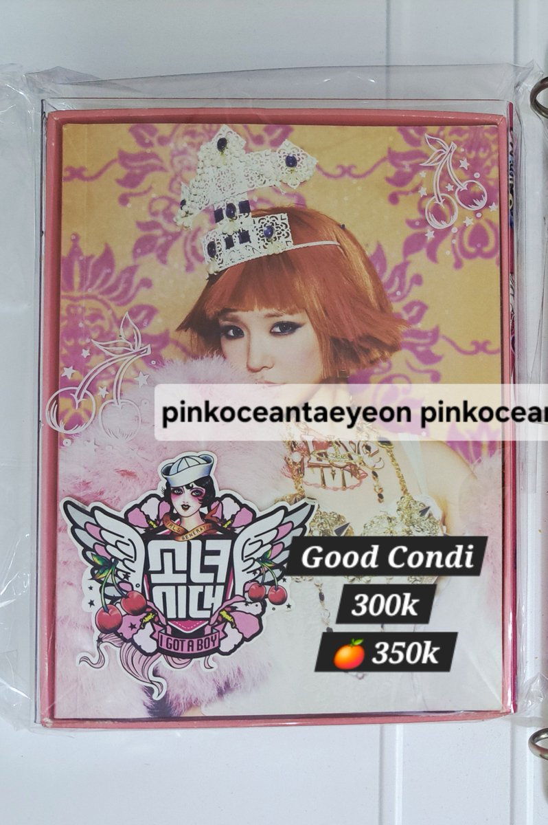 pinkoceanty's tweet photo. SNSD GIRLS GENERATION
IGAB I Got a Boy Tiffany Cover Good Condition 300k
All in IDR, All Korean License https://t.co/jjez8aRvqI
