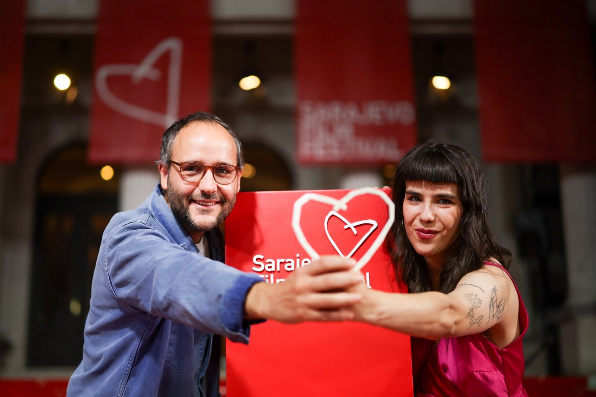 rccint's tweet photo. Heart of Sarajevo for the Best Student Film goes to Réka Pinczés for the film Unwellness! ❤️

Proudly patroned by the RCC for a decade now, the Heart of Sarajevo for Best Student Film once again celebrated young filmmaking talent from #SouthEastEurope. 

Congrats dear Réka, we look forward to seeing the stories and ideas you will bring to the big screen in the future! 👏

#poweredbyRCC 🇪🇺
#32ndSFF