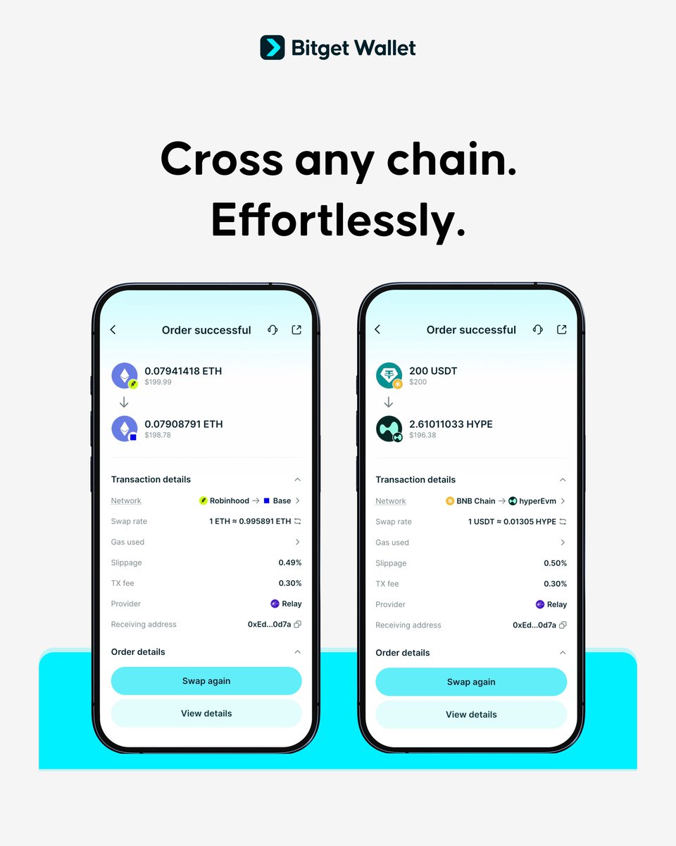 BitgetWallet's tweet photo. Trump mentioned crypto

You can just swap crosschain directly from your wallet.

Lock in. https://t.co/jLuW3yoxtA