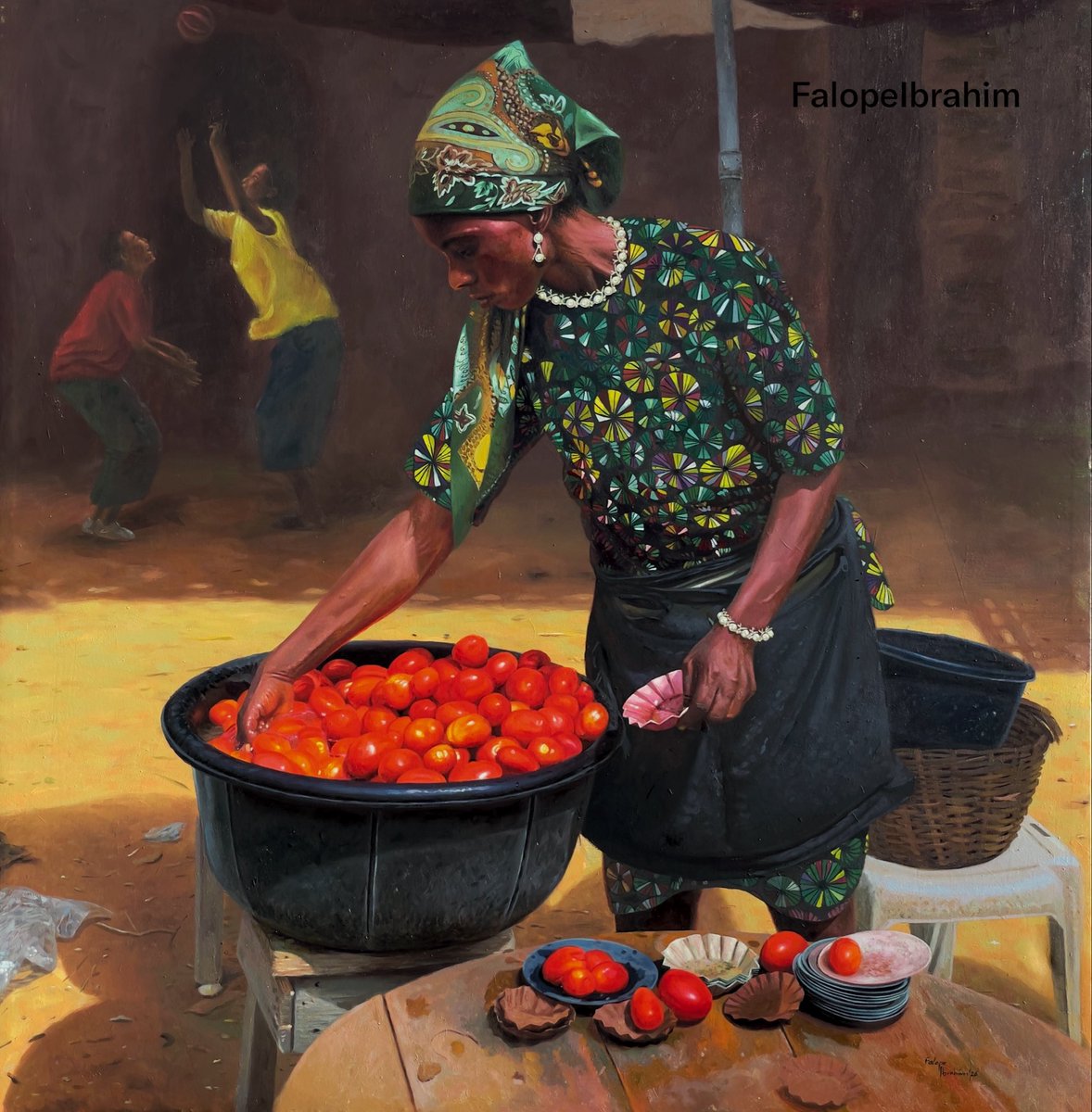 FalopeIbrahim's tweet photo. I painted this!!!

Titled: Hope and Diligence
Oil painting https://t.co/7HP5sUew3x
