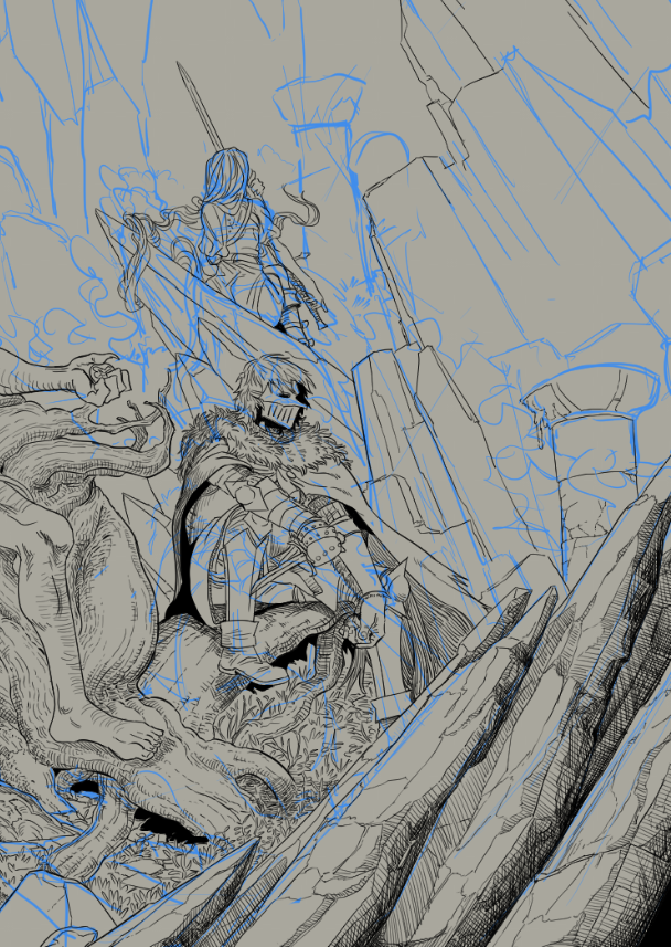 cuervoelgris's tweet photo. Publicaré un WIP o Dibujo diario para llenar esta cuenta de posts #doodleart #lineart #clipstudio #wipart https://t.co/kCLiYOgZGw