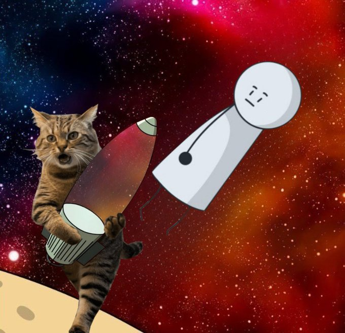 ThiefCatNAMIX's tweet photo. Outer space😹 https://t.co/EAuhisMaeV