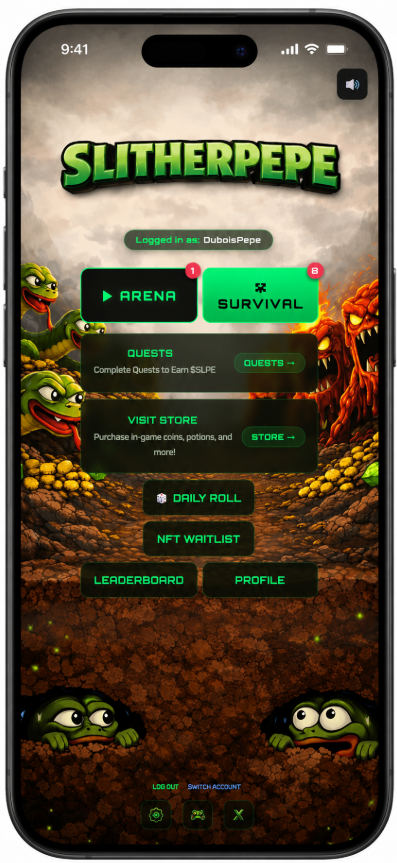 SlitherPepeCoin's tweet photo. BIG NEWS, SlitherPepe fam

We're going MOBILE!

SlitherPepe is coming to the App Store & Google Play - a clean, crypto-free version built for everyone. Pure snake battle royale, anytime, anywhere.

✅ Web stays fully loaded with $SLPE + on-chain rewards
✅ Mobile = pick up & play, no wallet needed
Two ways to slither. One arena to rule. 

Coming soon 👀

$SLPE