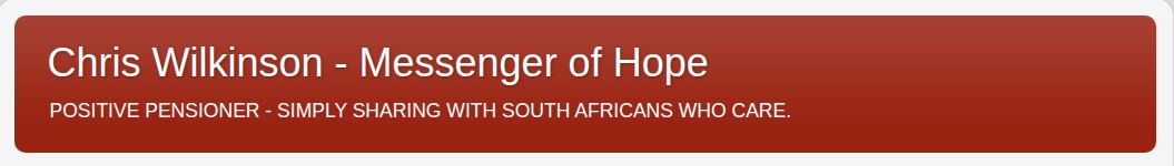 CWilkinson6593's tweet photo. Messenger of Hope - Simply Sharing with South Afri-CANs who Care.
https://t.co/CogqxT3nns https://t.co/KcjhhlaXbP