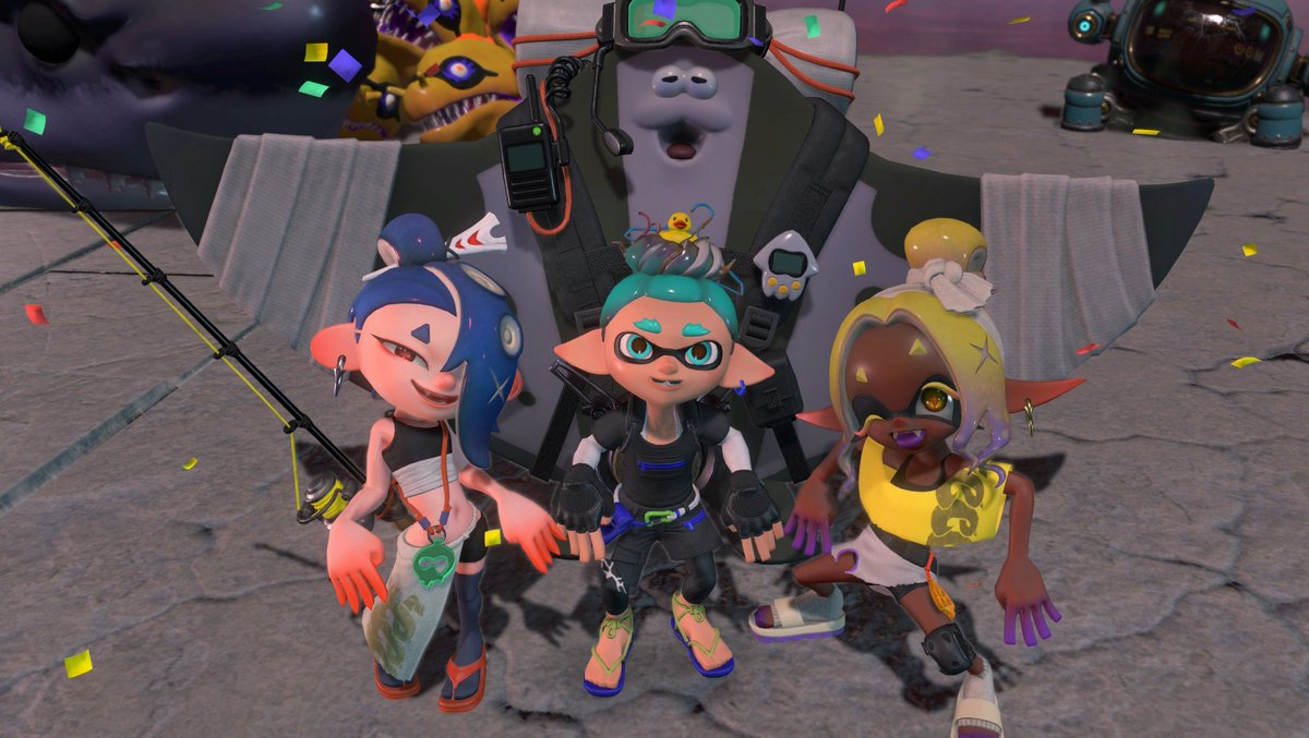 Mnozidayo's tweet photo. スプラトゥーンレイダース
やっとこさ本編クリア！
スプラ２ぶりのスプラおもろーでした！
あとはのんびりやろう
＃スプラトゥーンレイダース https://t.co/22mph2VoOi