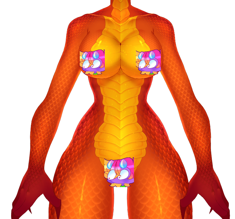 g0blin788's tweet photo. This rendering took me hours this is going to be such a pain to cut up #vartist #vtubermodelwip https://t.co/vNj92JtbCd