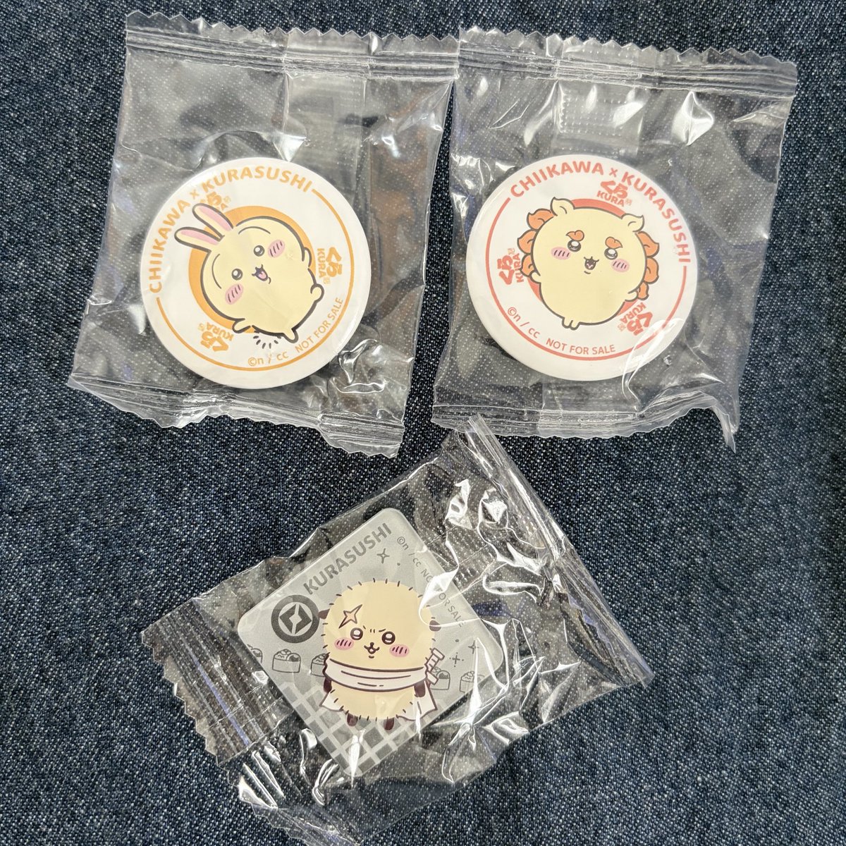 _namwons's tweet photo. 【交換】くら寿司　ちいかわ

譲：画像参照
求：缶ﾊﾞｯﾁ　ハチワレ＞ちいかわ
　　ﾏｸﾞﾈｯﾄ    ハチワレ＞ちいかわ

ソラマチ手渡しもしくは郵送にて交換希望です。
検索からでもお気軽にお声掛けください🙇‍♀️
※ 同種での交換を優先させていたます https://t.co/xcpA5wYz1a