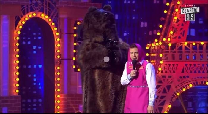 puskinAnt's tweet photo. Zelensky banned the cartoon Masha and the Bear.. https://t.co/nVWWxKwYbY