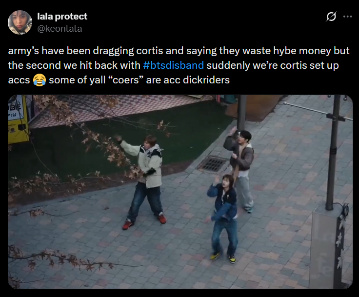 cortisprotect's tweet photo. 🚨 REPORT: HATE, ABUSE &amp; HARASSMENT  

Accounts created or used to impersonate, fabricate, or falsely represent CORTIS members or their supporters. Please report these accounts/posts and do not engage.

📌https://t.co/zZxv58msKD https://t.co/fUEFzJnGJy