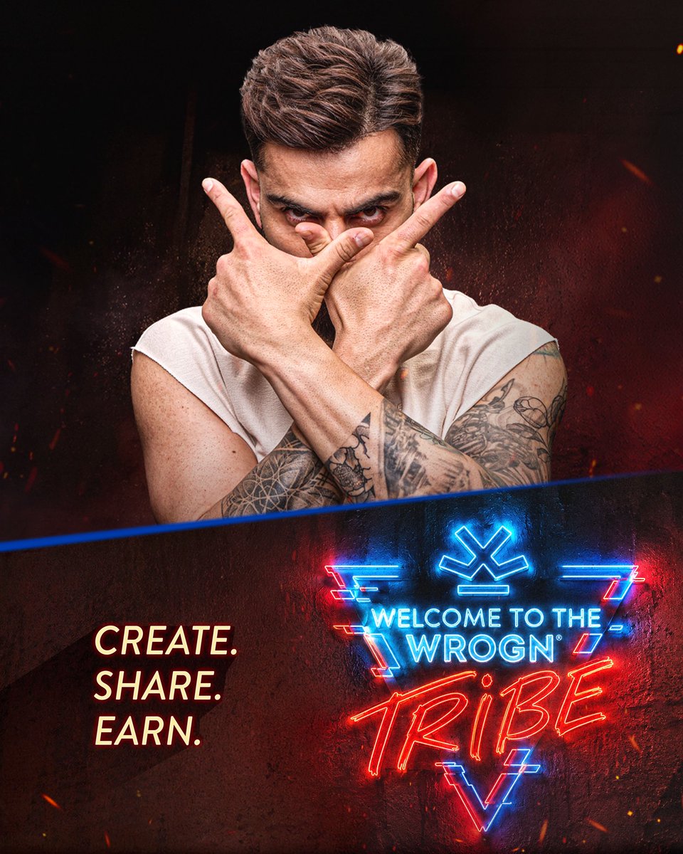 imVkohli's tweet photo. The Wrogn tribe is now live. 
Come be a part of it - https://t.co/3TyssALST0
 @StayWrogn https://t.co/5ANOjy7tAF