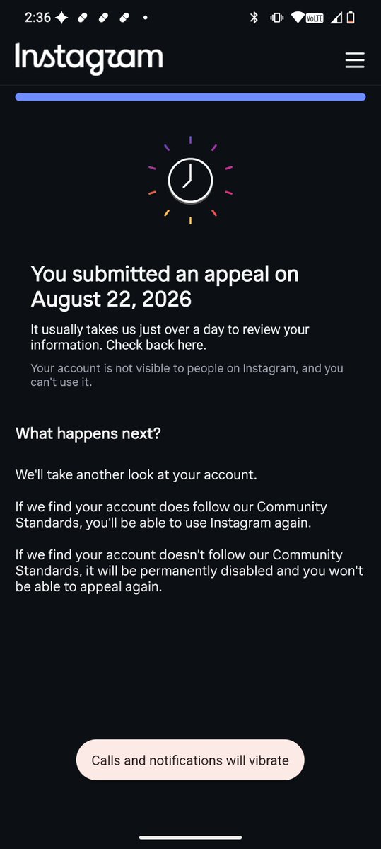 doctordrooly's tweet photo. bruh Instagram be on some weird energy for real https://t.co/6kmsFxXvEK