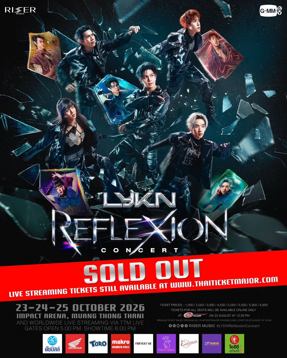 appch__'s tweet photo. LYKN concert 3รอบimpact sold outหมดแล้วในเวลาหนึ่งชม. โคตรสุดยอดอ่ะ แม่เจ้า😭😭😭😭😭👏🏻👏🏻👏🏻👏🏻👏🏻👏🏻👏🏻

#LYKN 
#LYKNReflexionConcert https://t.co/Knlb5lqQ2w