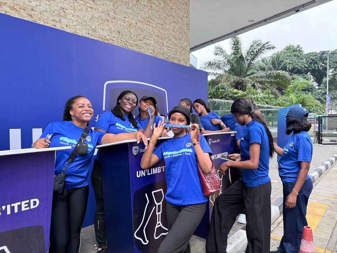 StanbicIBTC's tweet photo. Every step we take carries a message of courage, compassion and possibility, reminding us that with the right support, nothing has to limit their dreams.
Join us as we walk
#BeUnlimbited
#Together4ALimb
#StanbicIBTC💙 https://t.co/tIWqtZUHGw