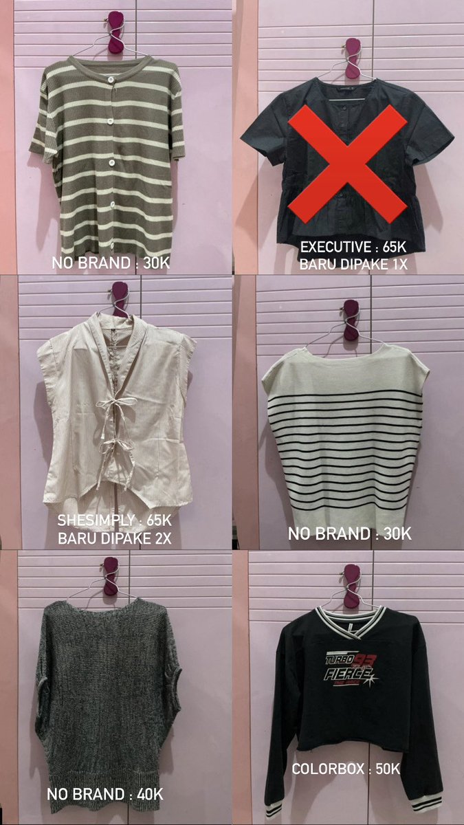 httploveuu's tweet photo. update; 
1. kemeja navy no brand SOLD
2. executive peplum black SOLD https://t.co/TJfAMfbeFA